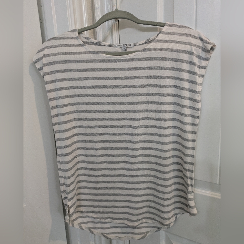 Short sleeve stripe tee